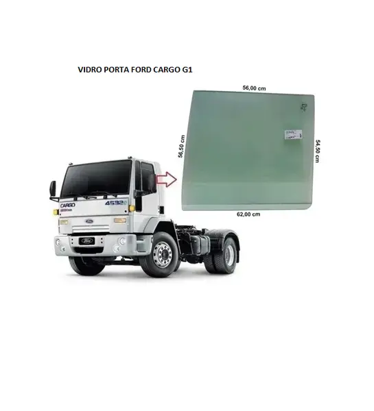 Vidro Porta Ford Cargo G1 LE