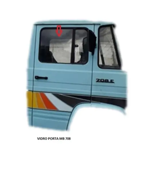Vidro Porta MB 708 LE